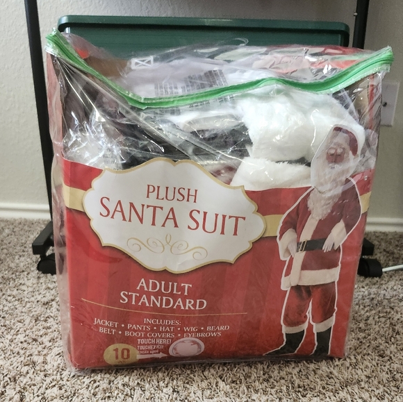 Other - Plush Santa Suit Adult Standard